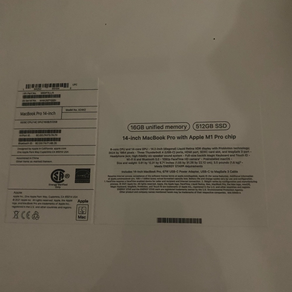 Brand new MacBook 14in
